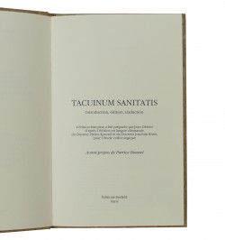 Tacuinum Sanitatis.