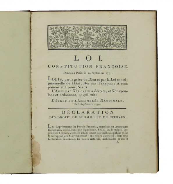 dissertation la constitution de 1791