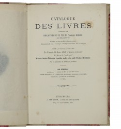 Catalogue des livres