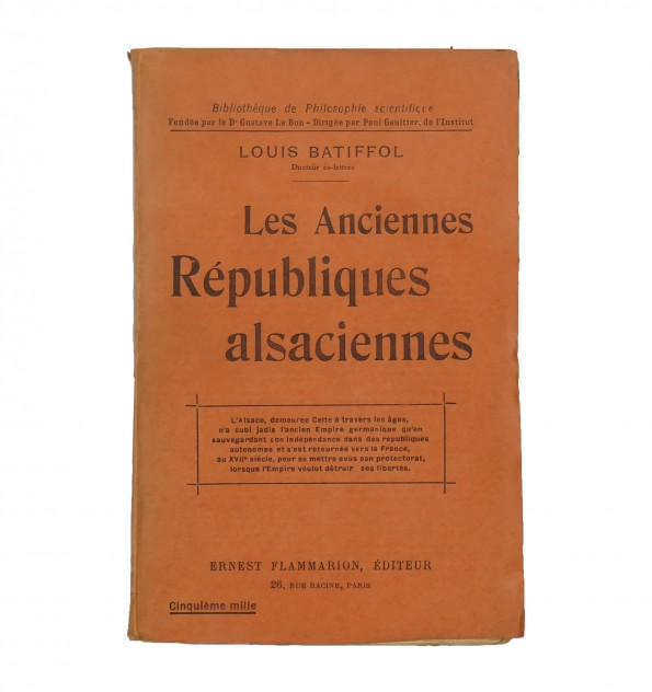 Les anciennes Républiques alsaciennes.