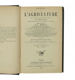 Journal de l'agriculture. Année 1877.