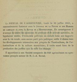 Journal de l'agriculture. Année 1877.