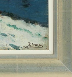 Les environs de la Robertsau sous la neige. 1923.