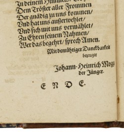 [Colmar] Christliche Einweihungs Predigt Deren