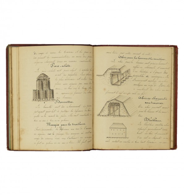 [Manuscrit]. Cours de topographie et de fortification. 1878.