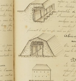 [Manuscrit]. Cours de topographie et de fortification. 1878.