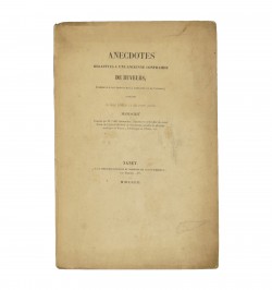 Anecdotes relatives à une ancienne confrairie de buveurs,