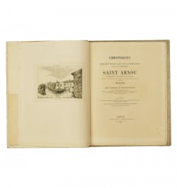 Chroniques et description du lieu de la naissance à Lay-Saint-Christophe de Saint Arnou évêque de Metz,