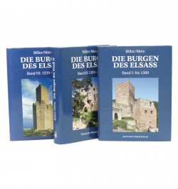 Die Burgen des Elsass. Architektur und Geschichte. Trois volumes.