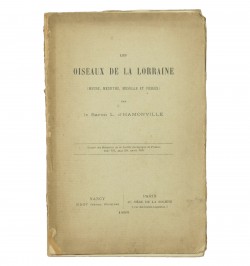 Les oiseaux de la Lorraine (Meuse, Meurthe, Moselle et Vosges).