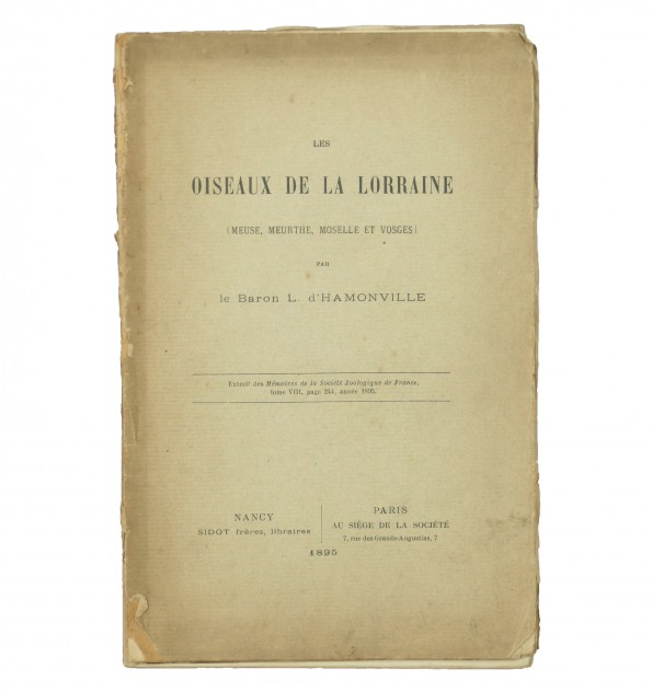 Les oiseaux de la Lorraine (Meuse, Meurthe, Moselle et Vosges).