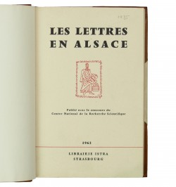 Les lettres en Alsace.