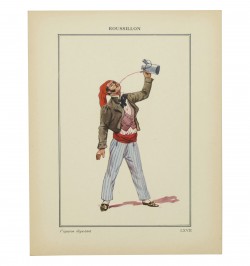 Costumes régionaux. 74 illustrations en couleurs de P. A. Leroux.