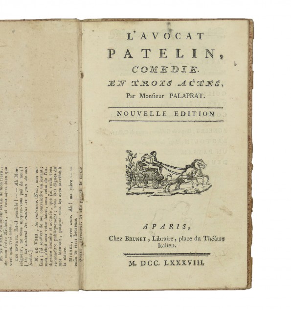 L'Avocat Patelin, comedie en trois actes. Nouvelle édition.