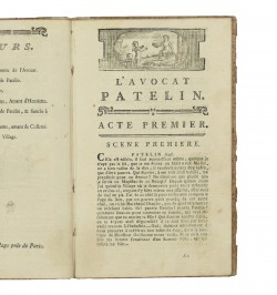 L'Avocat Patelin, comedie en trois actes. Nouvelle édition.