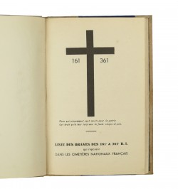 Liste des braves des 161e & 361e R.I. qui reposent dans les cimetières nationaux français.
