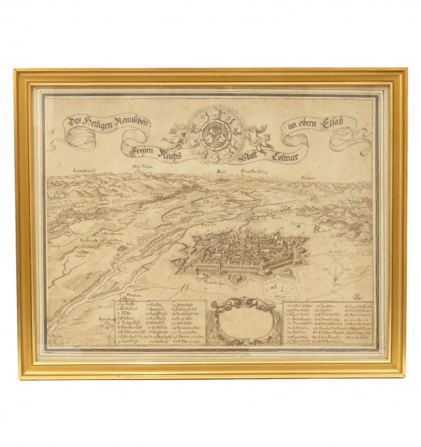 Vue de Colmar d'après Mérian.