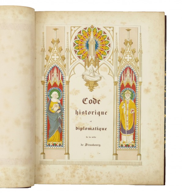 Code historique et diplomatique de la ville de Strasbourg.