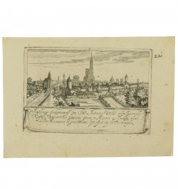 [Vue de Strasbourg] Strasburg. Gloria in excelsis.