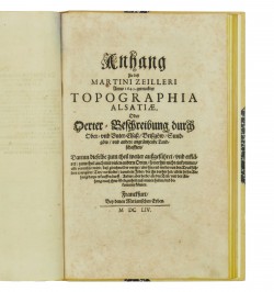 Topographia Alsatiae, &c.
