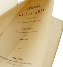 Annuaire du département du Bas-Rhin. Année 1868.