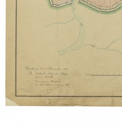 [Plan manuscrit] Mémoire militaire sur la place de Strasbourg.