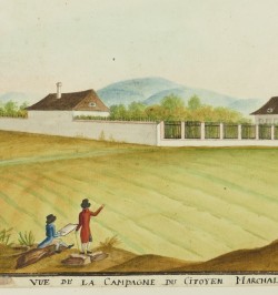 Vue de la campagne... en allant de la ville au Neuhof.