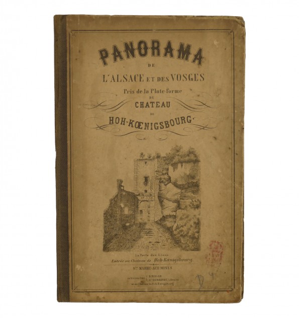 Panorama de l'Alsace et des Vosges pris de la plateforme du château de Hoh-Koenigsbourg.