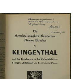 Die ehemalige königliche Manufacture d'Armes Blanches zu Klingenthal...