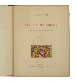 Ansichten des alten Strassburg : Fünfzig Tafeln mit erklärendem Text.
