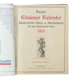 Neuer Elsässer Kalender. 1931-1934.