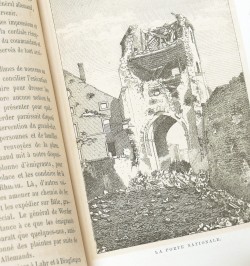 Guerre de 1870. Le siège et le bombardement de Strasbourg.