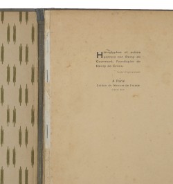 Hiéroglyphes et autres poèmes.