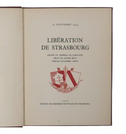 Libération de Strasbourg, 23 novembre 1944 : exposé du Général de Langlade.