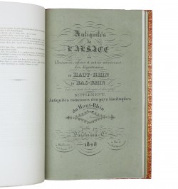 Antiquités de l’Alsace ou châteaux, églises et autres monuments des départements du Haut et du Bas-Rhin.