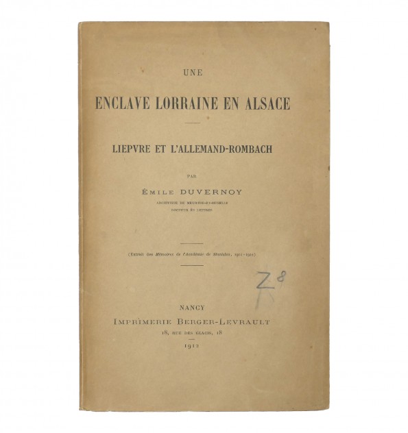 Une enclave lorraine en Alsace : Lièpvre et l'Allemand-Rombach. Une enclave lorraine en Alsace : Lièpvre et l'Allemand-Rombach.