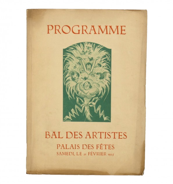 Bal des artistes : Floréal programme palais des fêtes 21 février 1925. Bal des artistes : Floréal programme palais des fêtes 21 février 1925.
