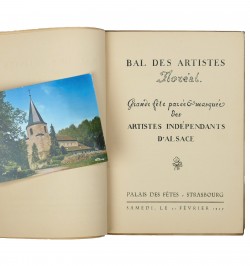 Bal des artistes : Floréal programme palais des fêtes 21 février 1925.