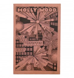 Bal des artistes : Hollywood programme palais des fêtes 26 février 1927.