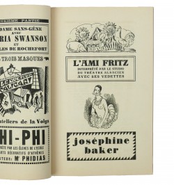 Bal des artistes : Hollywood programme palais des fêtes 26 février 1927.