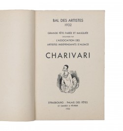 Bal des artistes : Charivari programme palais des fêtes 6 février 1932.