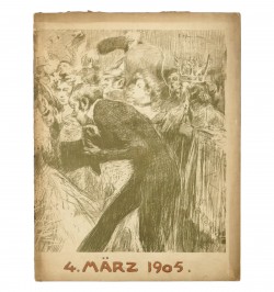 Kuenstler-Maskenfest zu Gunsten der Armen. Kermesse de charité. Programme du 4 mars 1905.