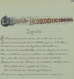[Recueil manuscrit] Légendes de nos montagnes.