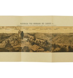 Panorama vom Hohbarr bei Zabern im Elsass.