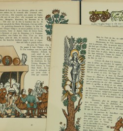 Jeanne d'Arc, son histoire racontée pour la jeunesse et illustrée dans le goût du quinzième siècle par Sigismond Olesiewicz.