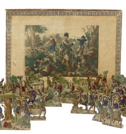 [Jeu ancien - diorama] La chasse aux perdrix.