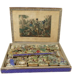 [Jeu ancien - diorama] La chasse aux perdrix.