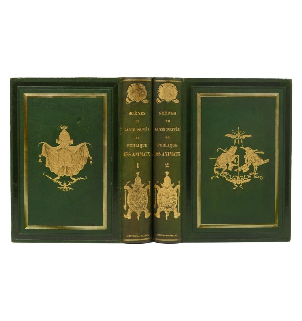 Scènes de la vie privée et publique des animaux. 2 volumes. Scènes de la vie privée et publique des animaux. 2 volumes.
