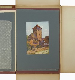 Tours et portes d'Alsace. 12 aquarelles par J.-Jacques Waltz. Préface par Joseph Fleurent.