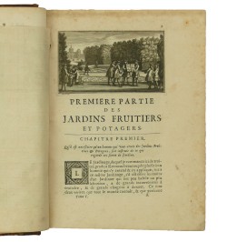 Instruction pour les jardins fruitiers et potagers, avec un traité des orangers, & des réflexions sur l'agriculture.